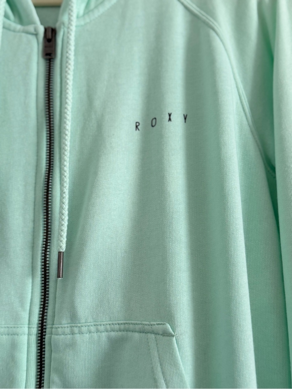 Roxy Easy Evening B Zip Hoodie -Brook Green - Picture 11 of 13